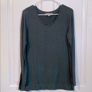 Olive Green LOFT Long Sleeve TShirt